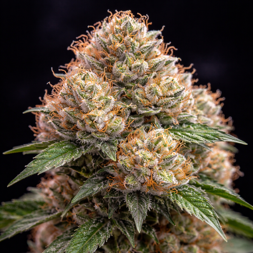 Skywalker hybrid cannabis strain with earthy and sweet flavors